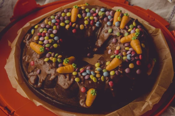 Bolo de Cenoura Fofinho com Cobertura de Chocolate